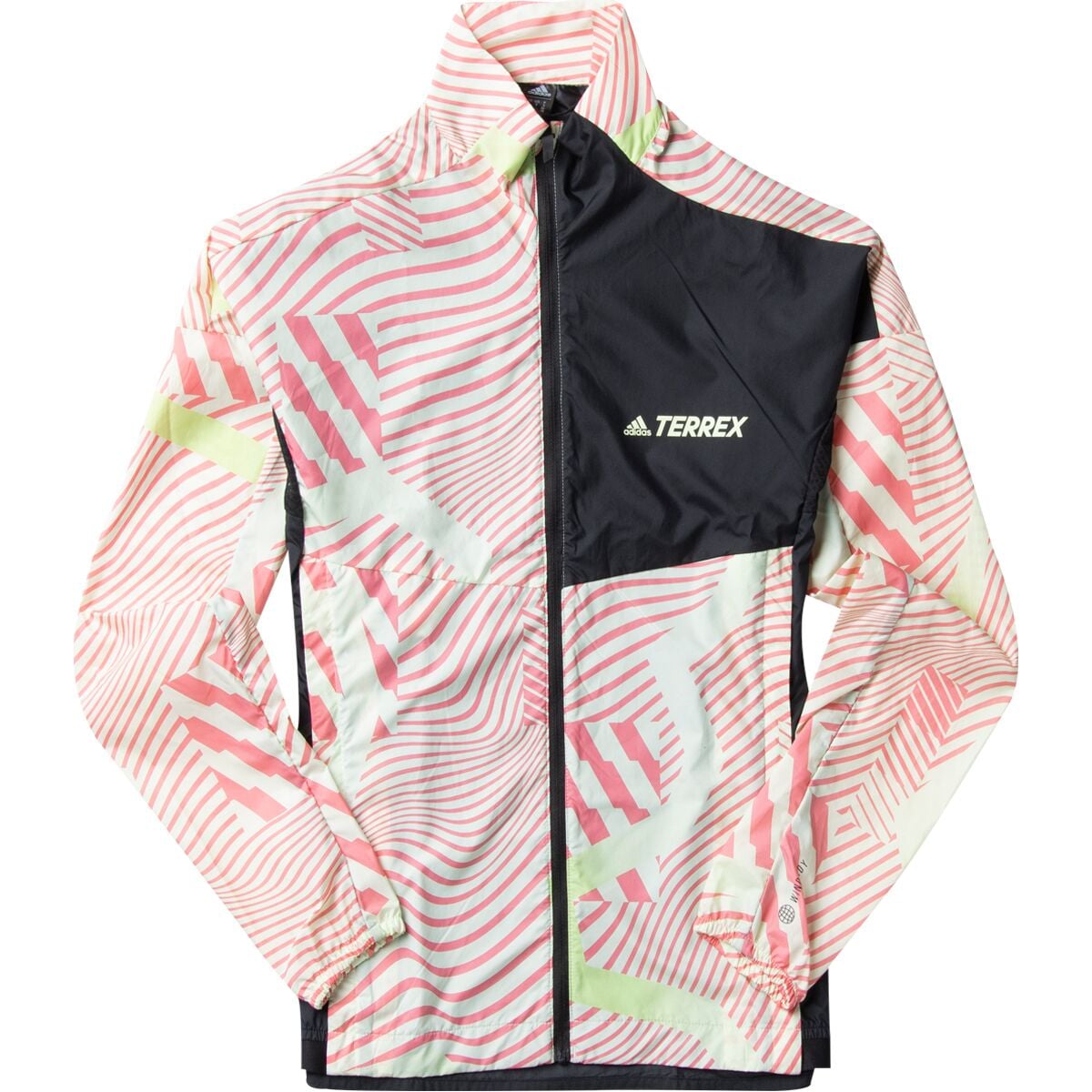 Adidas TERREX PrimeBlue Trail Jacket Clothing Women\'s - - Wind.RDY Print