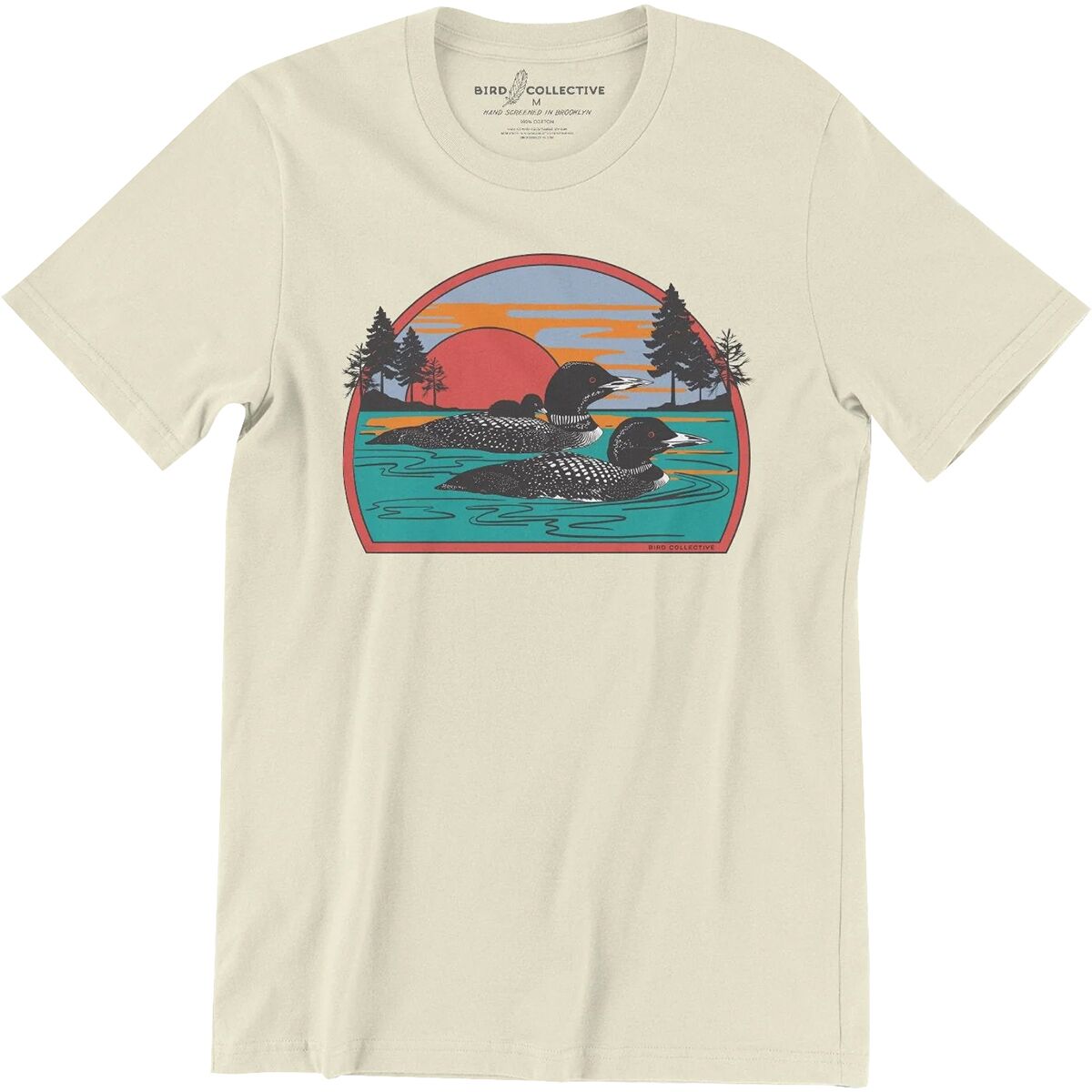 Bird Collective Retro Common Loon T-Shirt