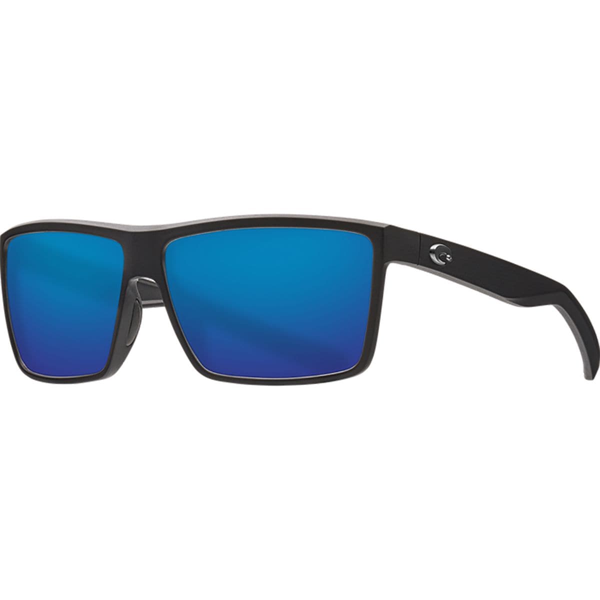 Pre-owned Costa Del Mar Costa Rinconcito 580g Polarized Sunglasses In Matte Black Frame/blue Mirror