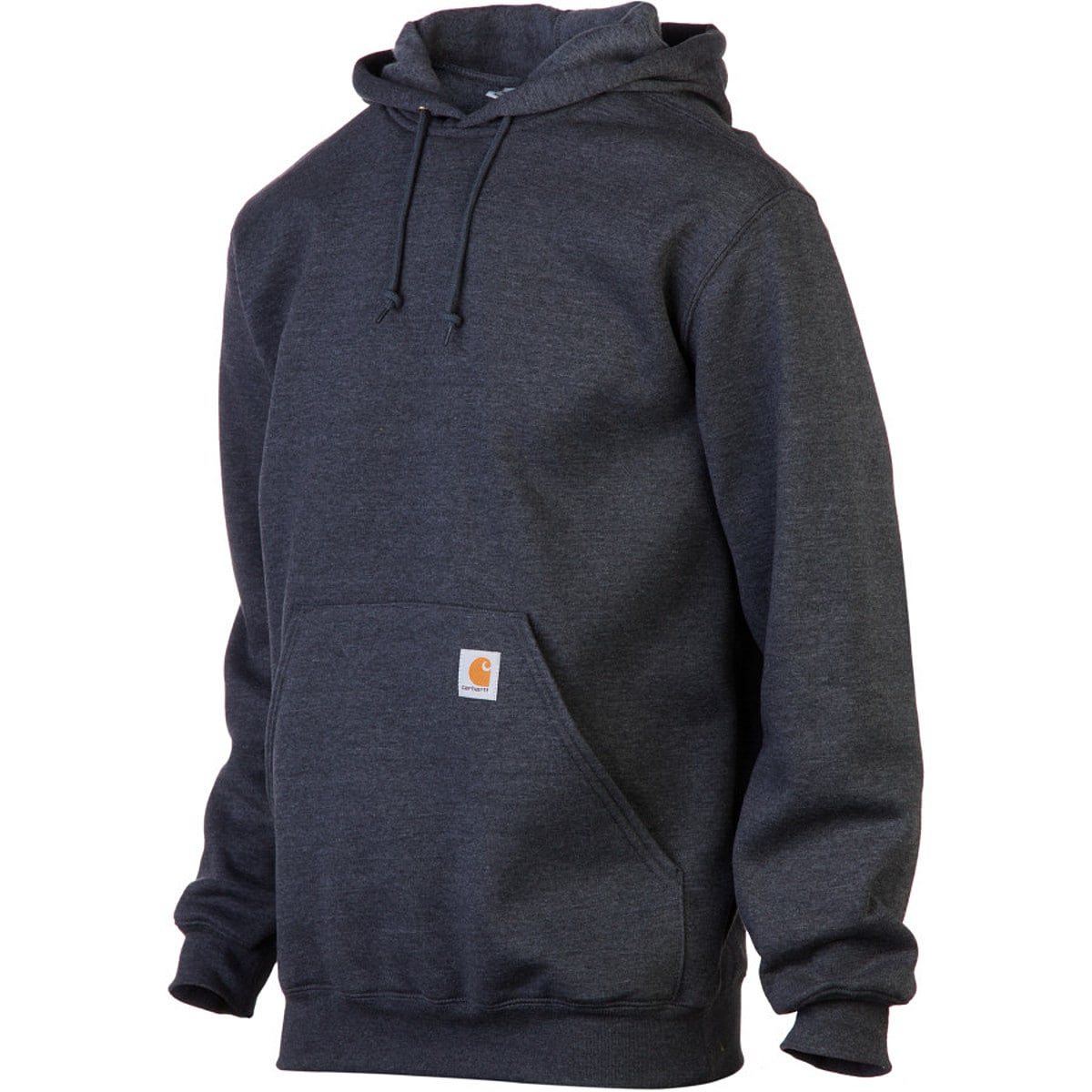 Image of Carhartt Midweight Pullover Hooded Sweatshirt - Men's Charcoal Heather, L