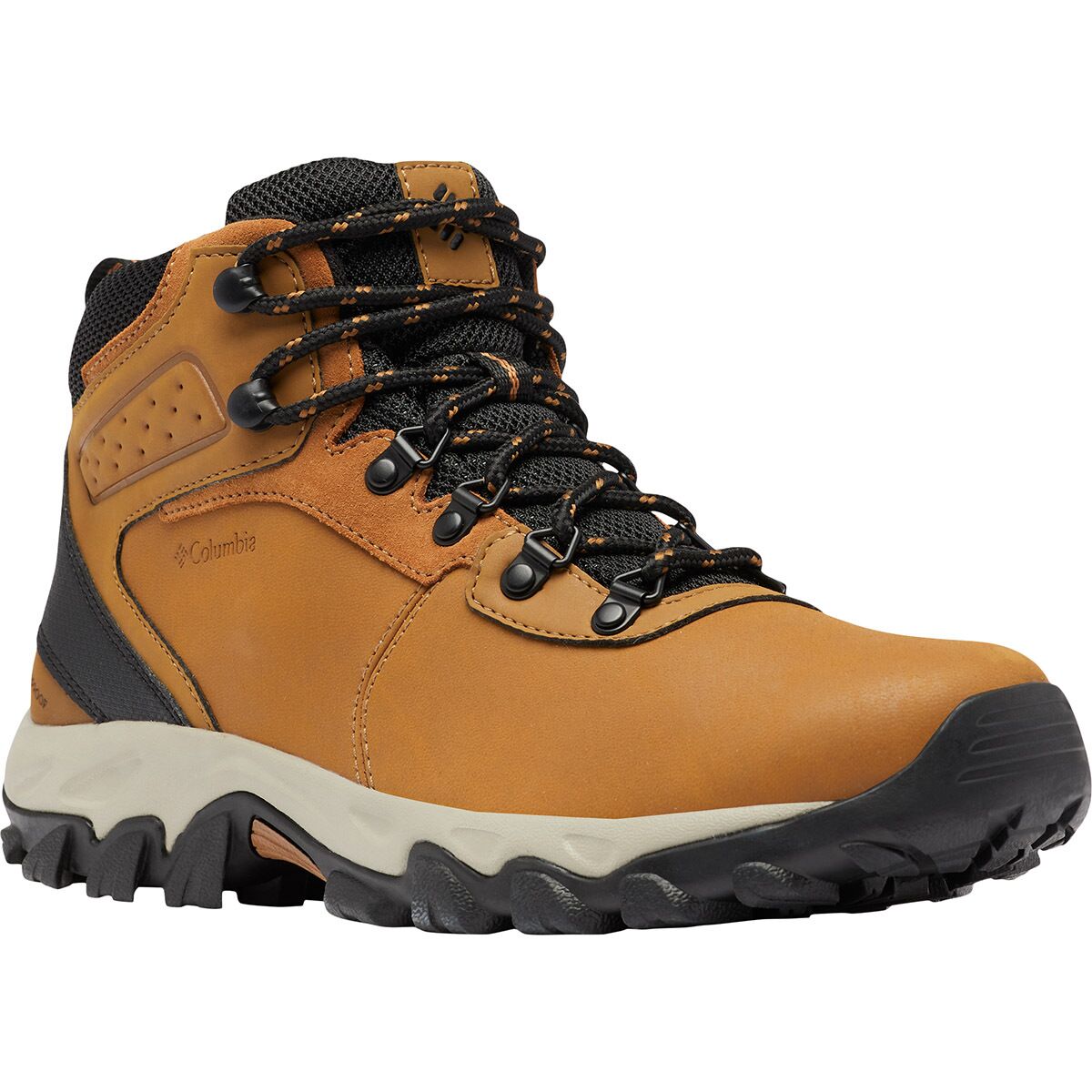 Image of Columbia Newton Ridge Plus II Waterproof Wide Hiking Boot - Men's Elk/Black2, 9.5