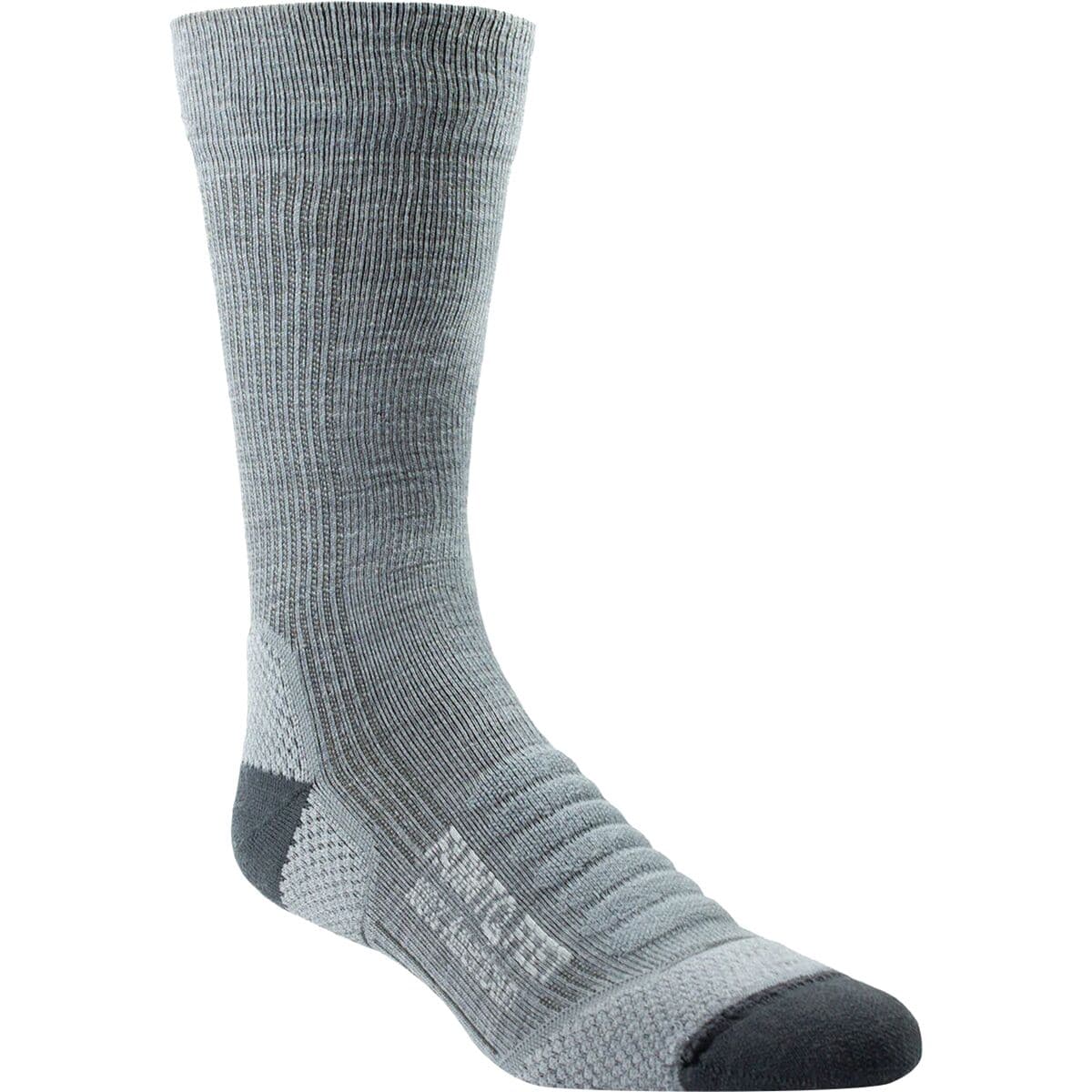 Image of Farm To Feet Damascus Lightweight Hiking Sock - Men's Charcoal, L