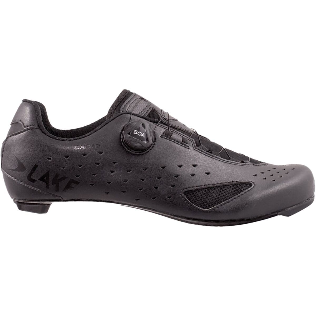 Image of Lake CX219 Wide Cycling Shoe - Men's Black/Black, 43.0