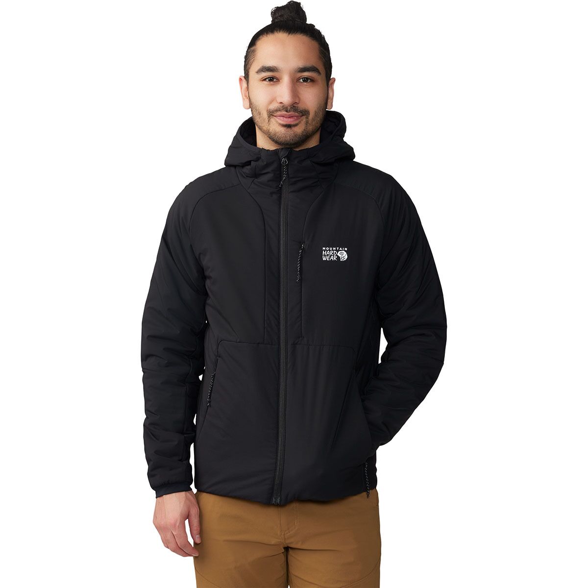 Image of Mountain Hardwear Kor Stasis Hooded Jacket - Men's Black, XL