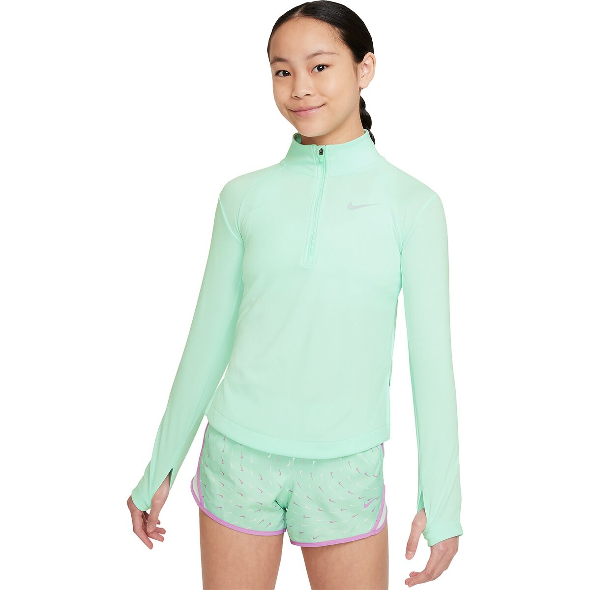 Nike - Girls Dri fit outdoor hoodie sweatshirt- Girls 5/6 years