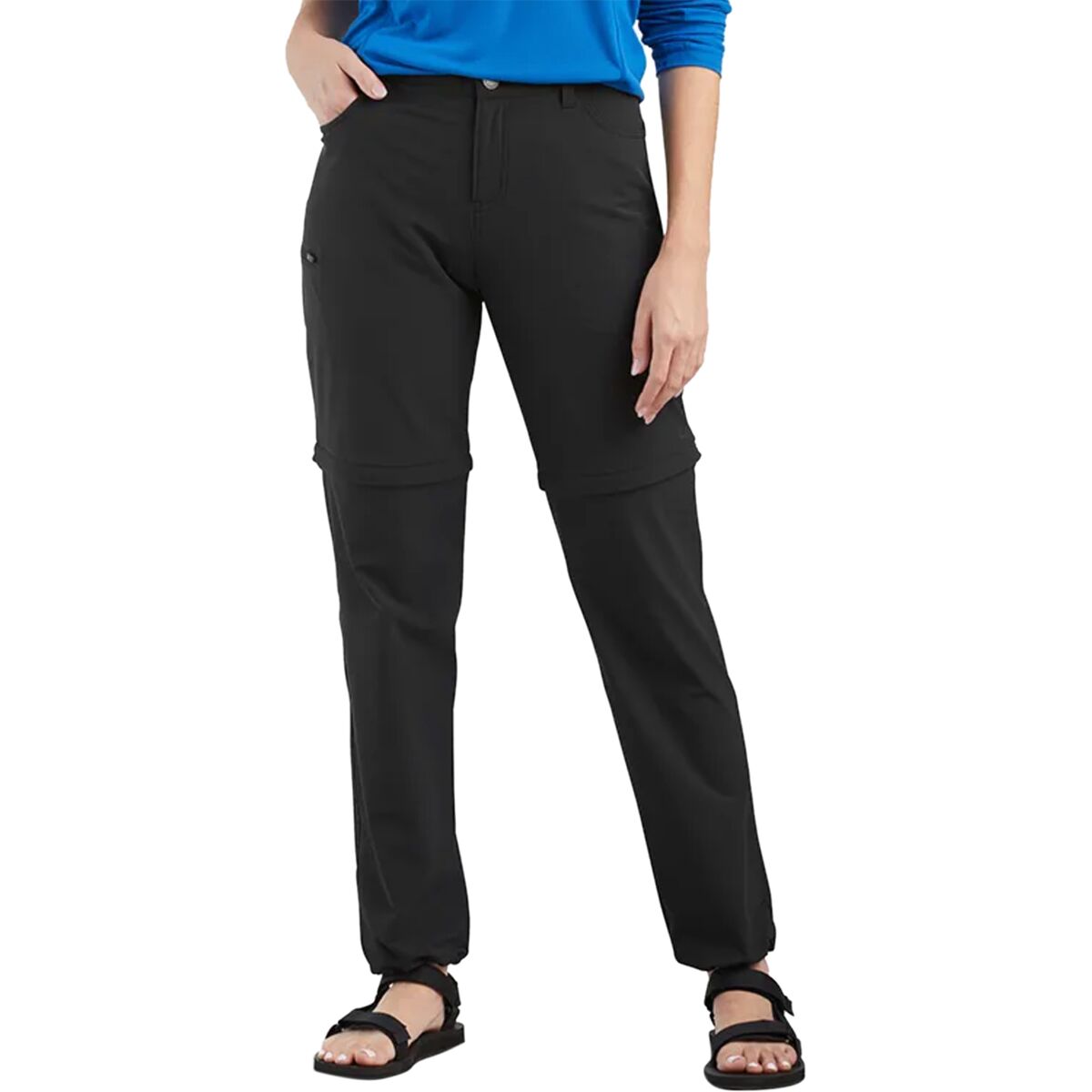 Image of Outdoor Research Ferrosi Convertible Pant - Women's Black, 6/Short