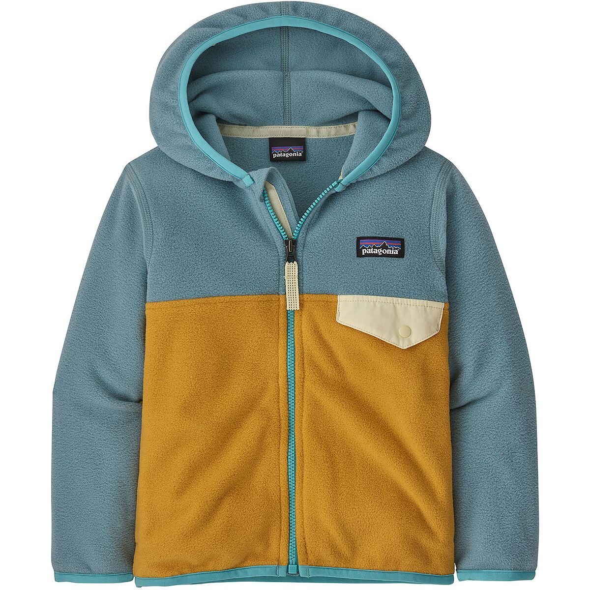 Image of Patagonia Micro D Snap-T Fleece Jacket - Toddler Boys' Hawk Gold, 5T