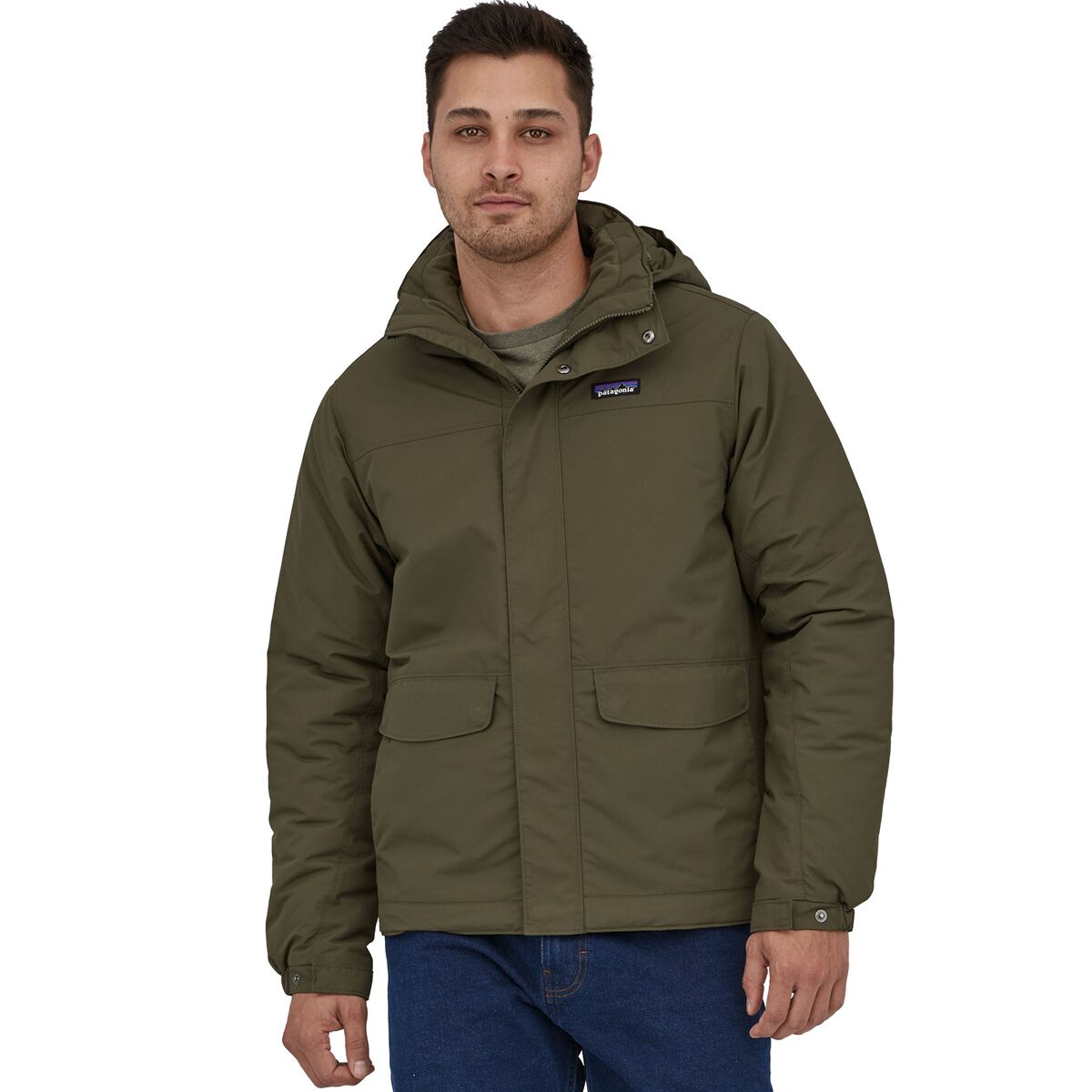 Image of Patagonia Isthmus Jacket - Men's Basin Green, S