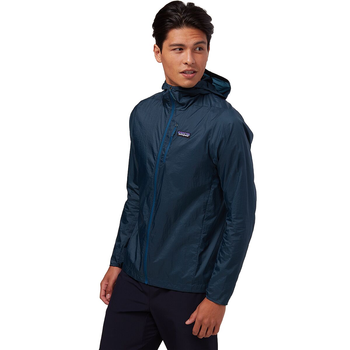 Image of Patagonia Houdini Full-Zip Jacket - Men's Crater Blue, L