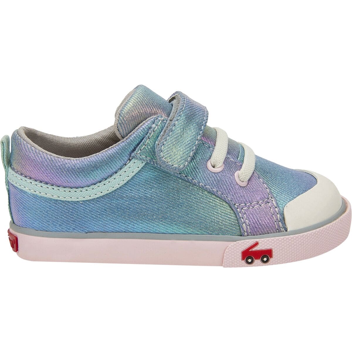 See Kai Run Kristin Shoe - Girls' Rainbow Shimmer, 3Y