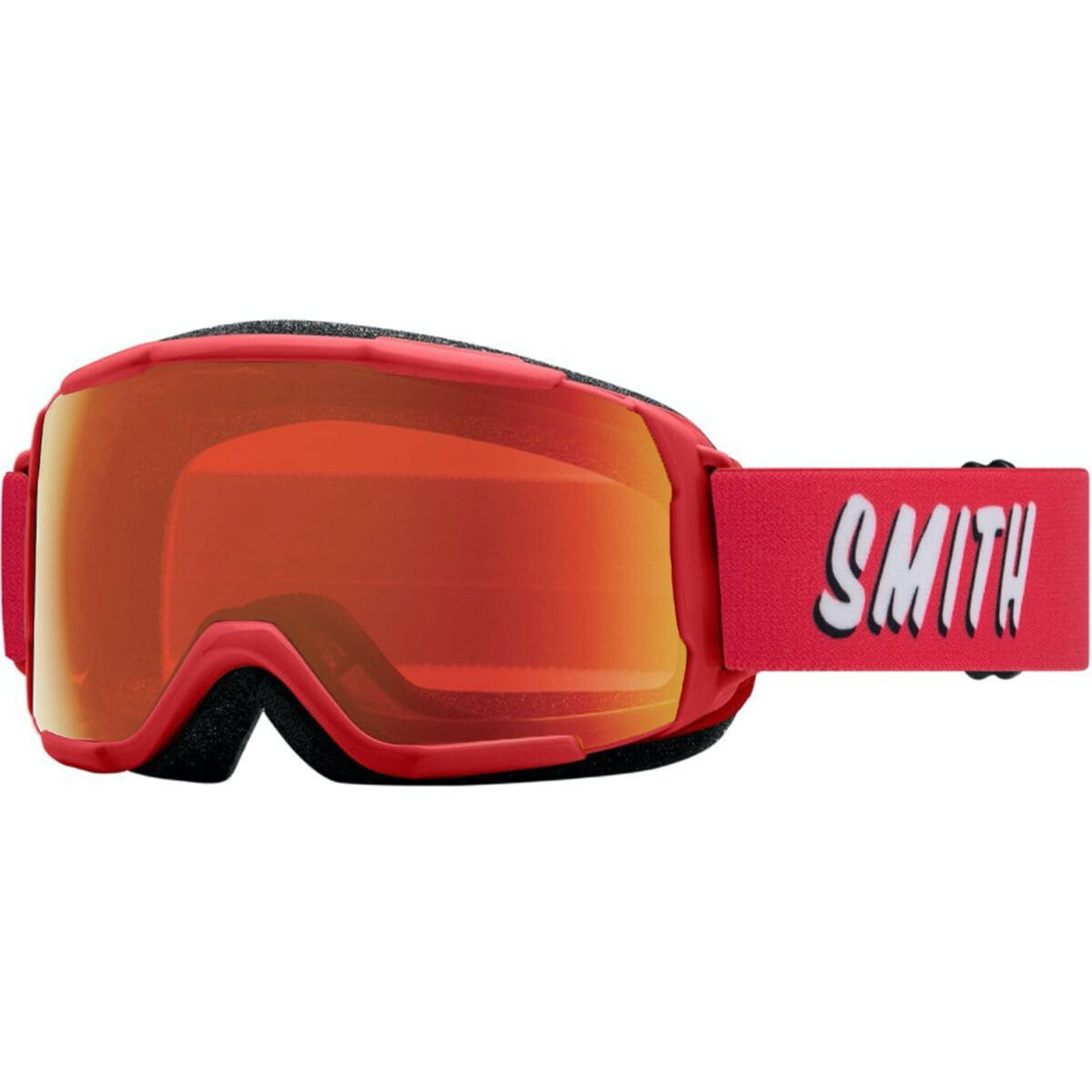 Image of Smith Grom ChromaPop Goggles - Kids' Red Sol-X Mirror/Lava Sign Painter, One Size