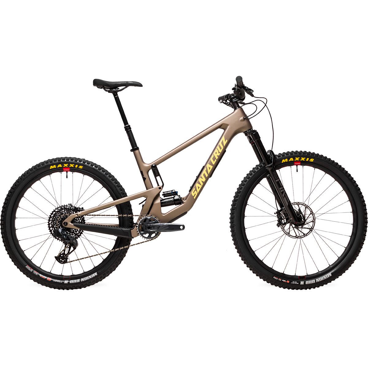 Image of Santa Cruz Bicycles 5010 Carbon C GX Eagle AXS Reserve Mountain Bike Matte Nickel, XL