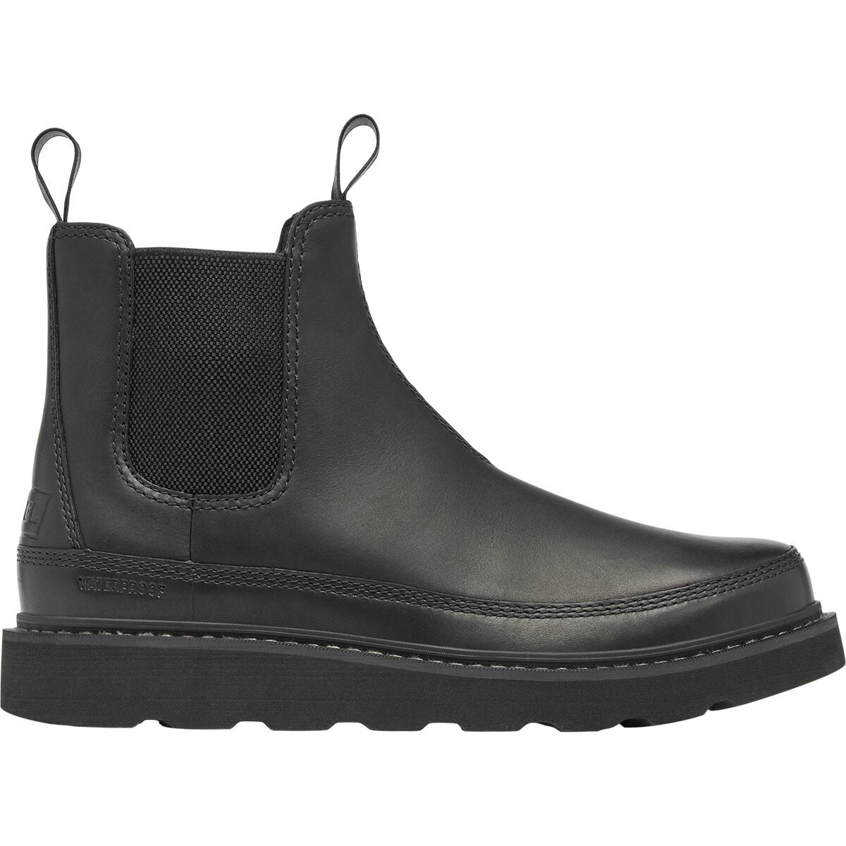 Image of SOREL Slabtown 62 Chelsea WP Boot - Men's Black/Black, 12.0