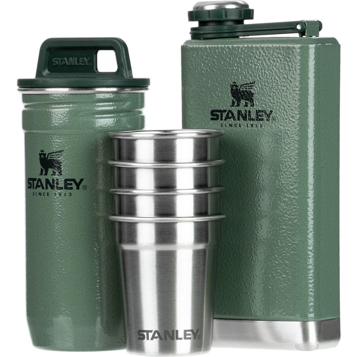 Stanley • Flask & Shot Glass Set W.carry Case Black