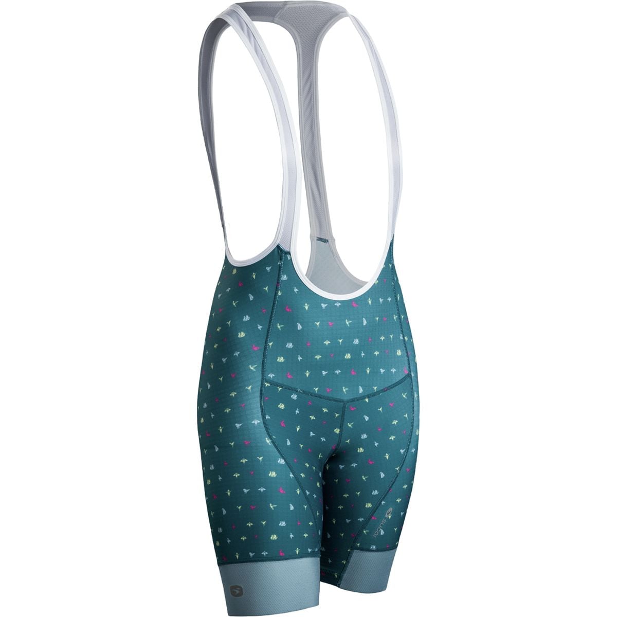 SUGOi Evolution Bib Short - Women's Ocean Depth/Origami Print, XS