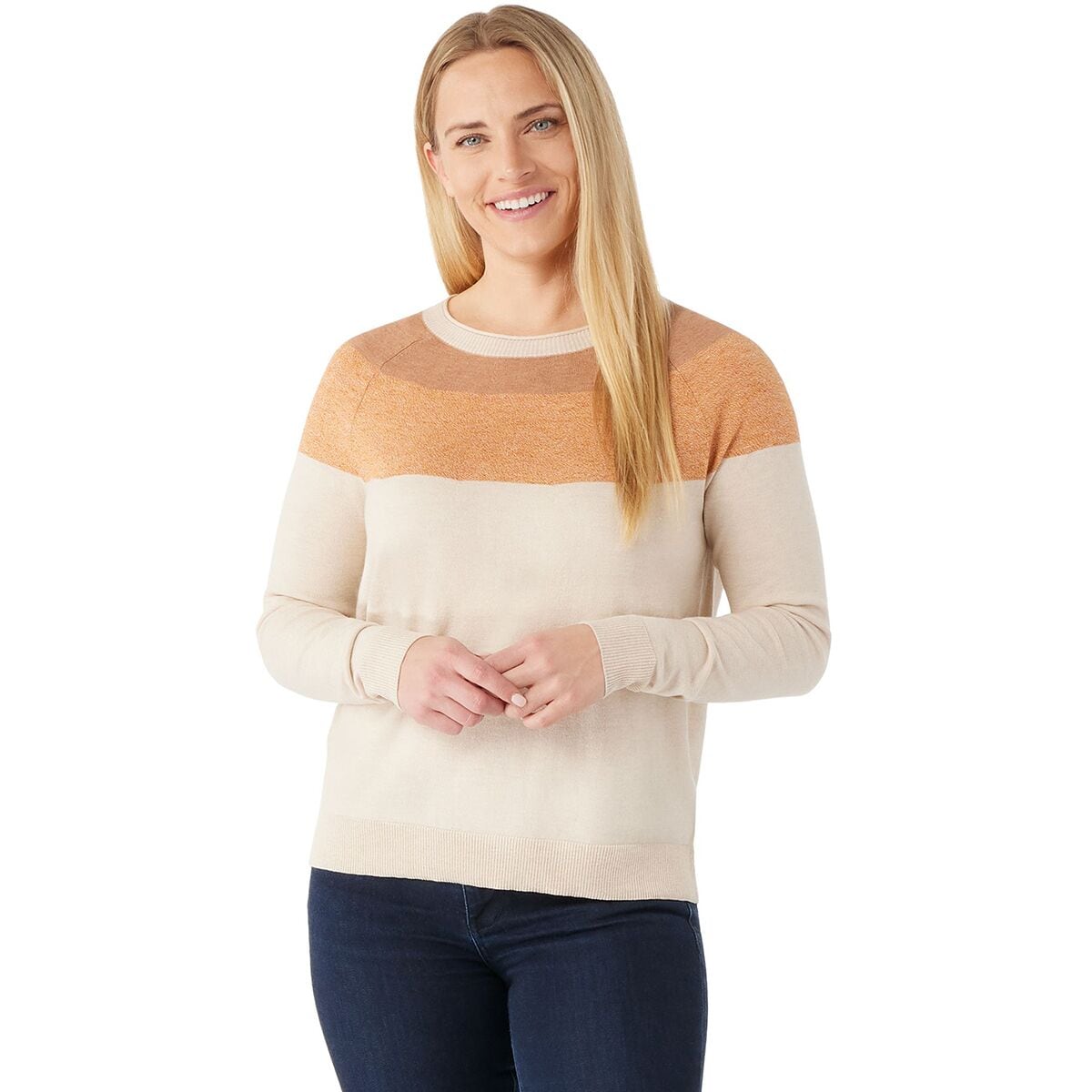 Smartwool Edgewood Colorblock Crew Sweater - Women