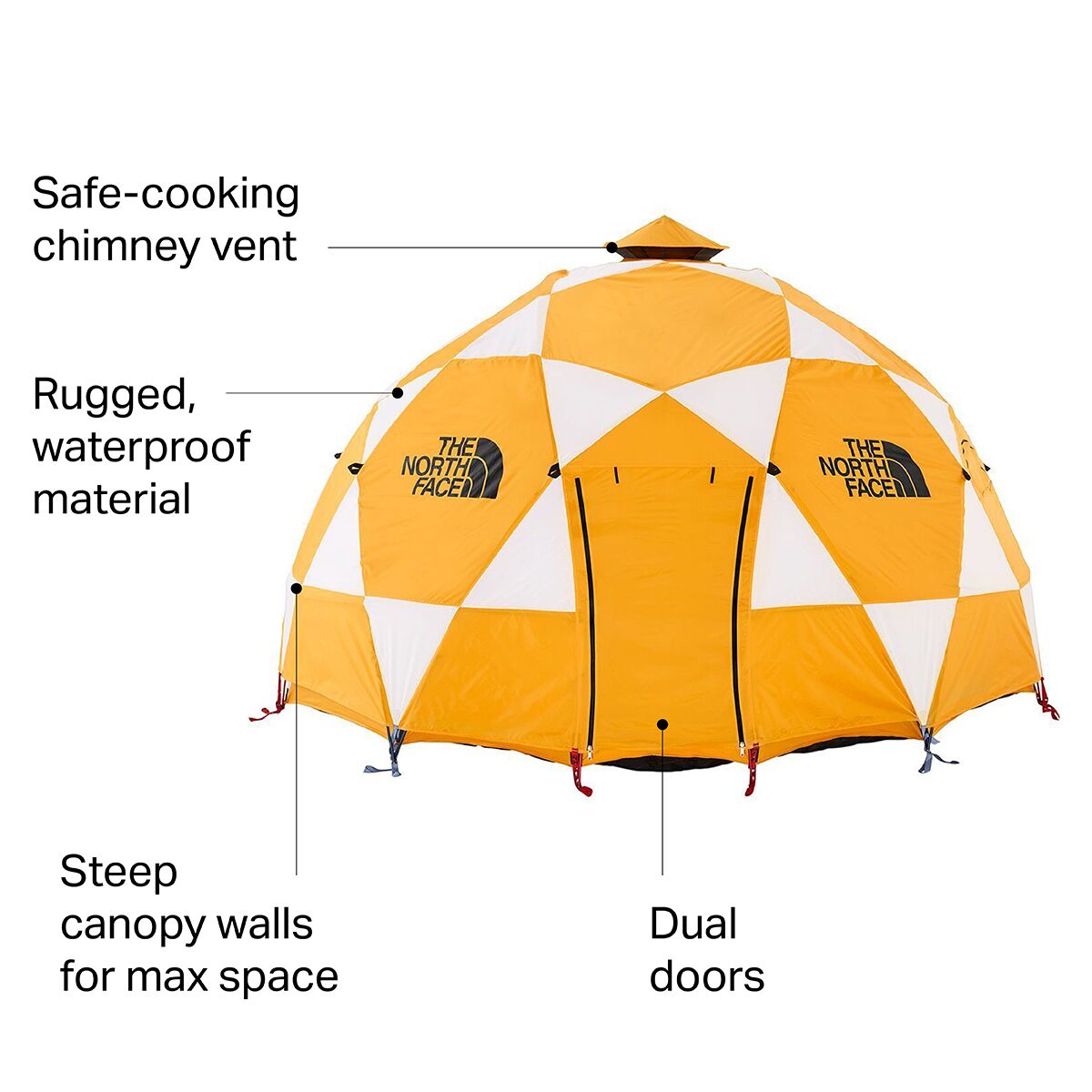 The North Face 2-Meter Dome Tent: 8-Person 4-Season - Hike & Camp