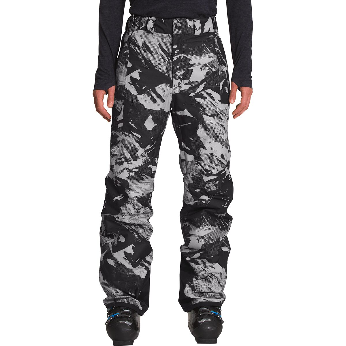 Image of The North Face Freedom Insulated Pant - Men's TNF Black Tonal Mountainscape Print, XL/Reg