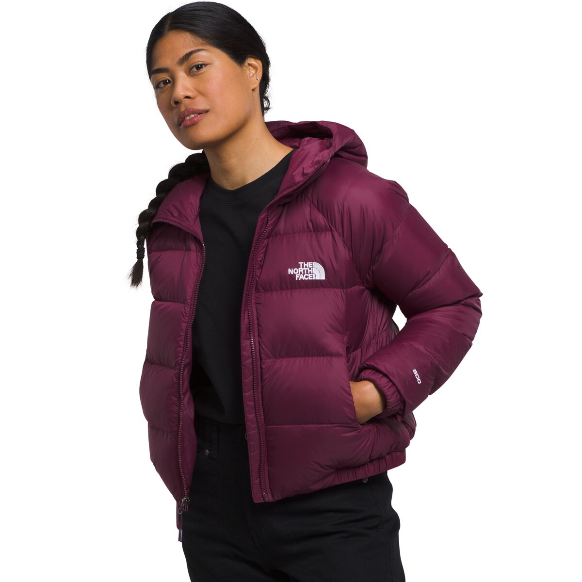 Hydrenalite Down Hooded Jacket - Women's Boysenberry, XL by The North ...