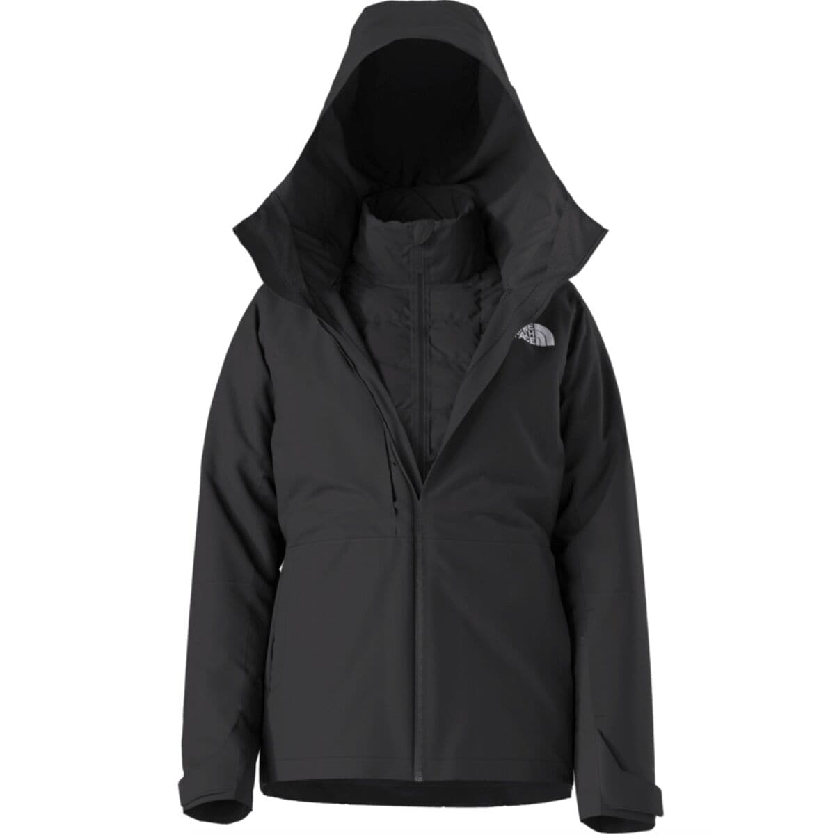 Image of The North Face ThermoBall Eco Snow Triclimate Jacket - Women's TNF Black/NPF, XL