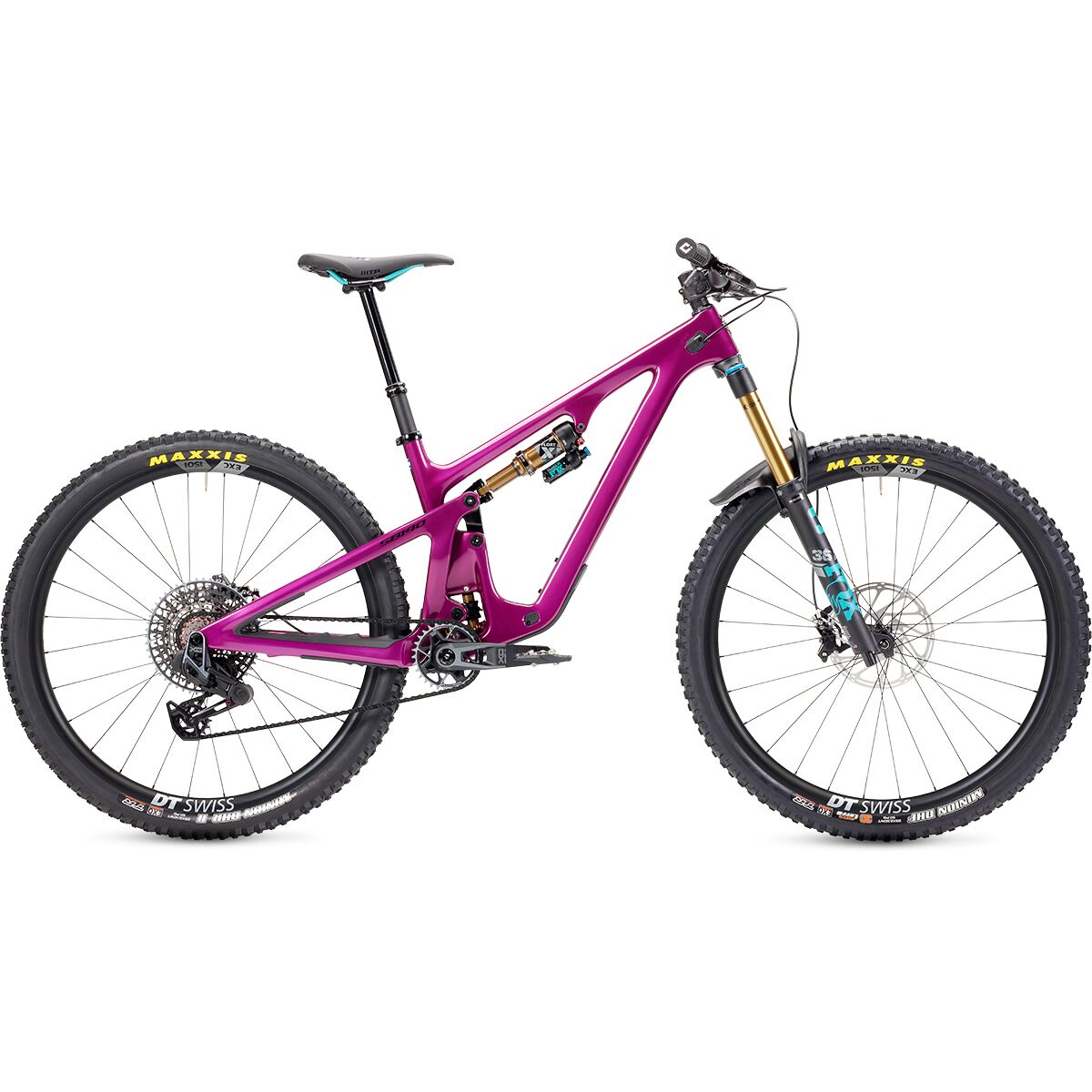 Image of Yeti Cycles SB140 LR T3 X0 Transmission Carbon Wheel Mountain Bike Sangria, XXL