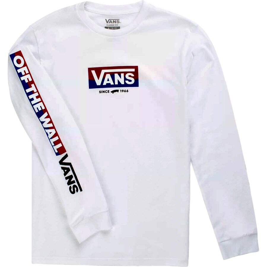 Vans Easy Logo Long-Sleeve Shirt - Boys\' - Kids