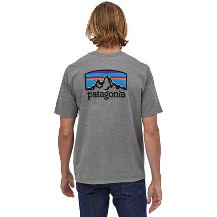 Patagonia P-6 Logo Responsibili-Tee T-Shirt White, Patagonia Baseball  Shirt