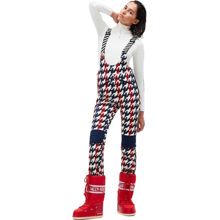 Perfect Moment Women's Houndstooth Isola San Ski Pant - Red, White & N